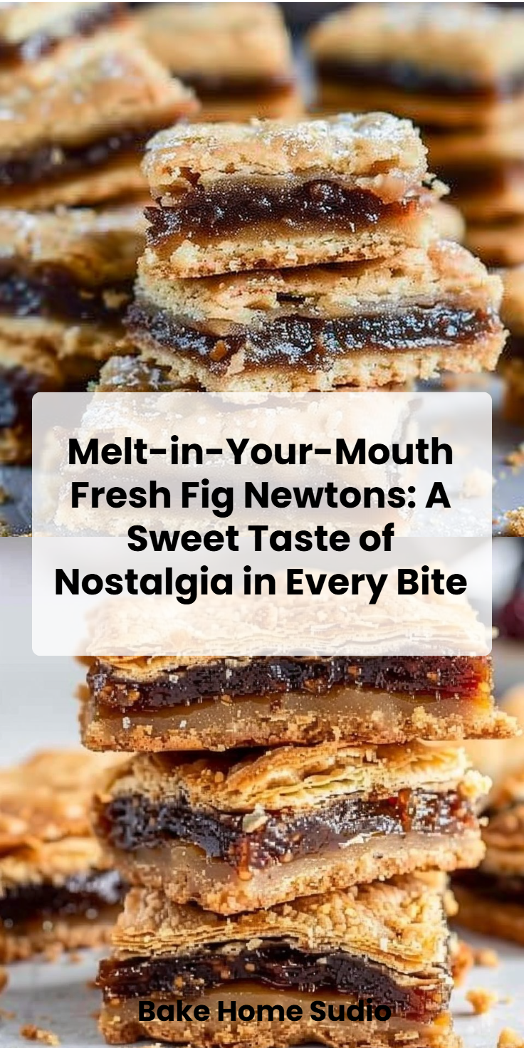 Fresh Fig Newtons Cookies