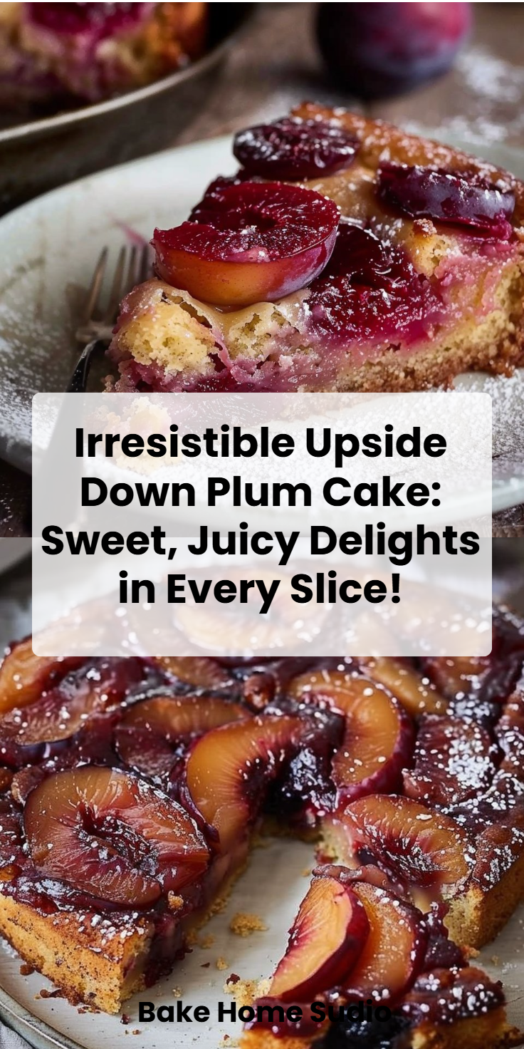 Upside-Down Plum Cake