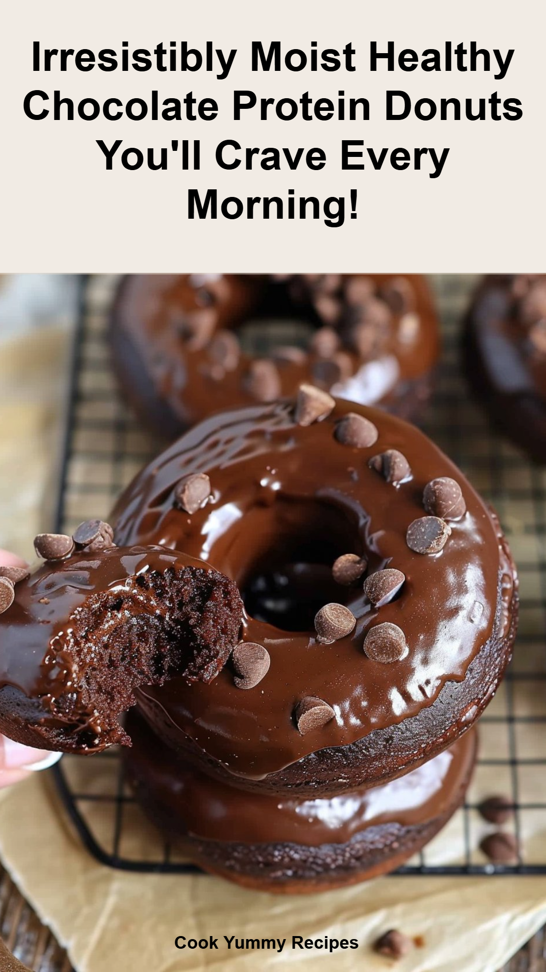 Healthy Chocolate Protein Donuts Recipe