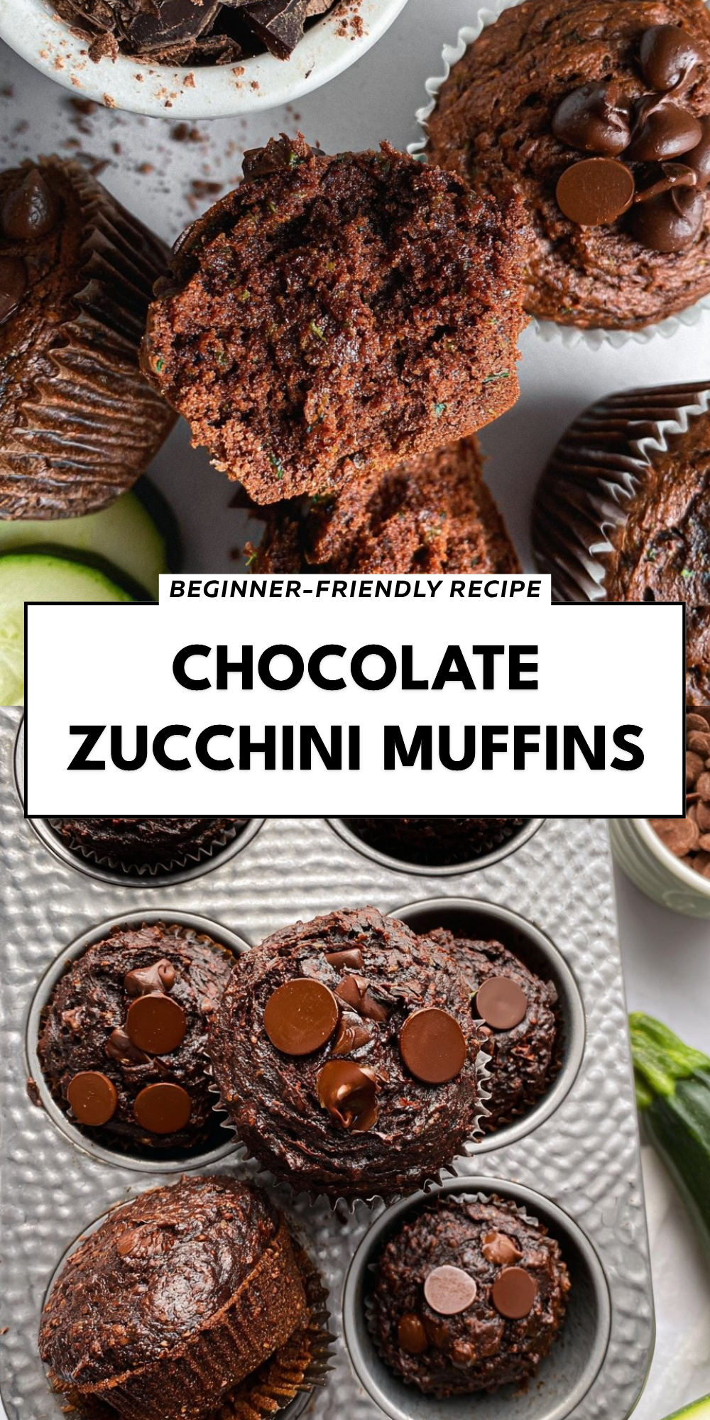 Chocolate Zucchini Muffins