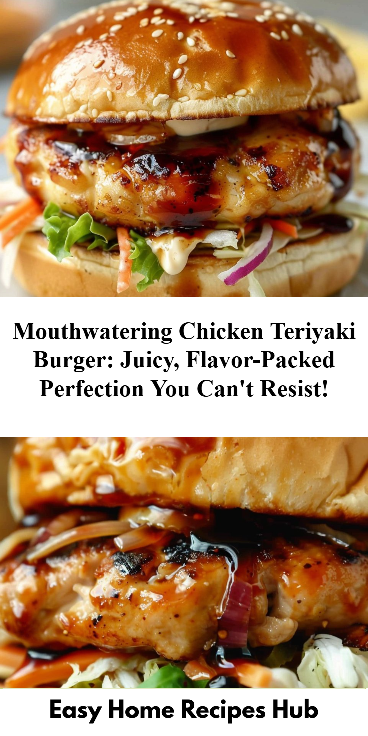 Chicken Teriyaki Burger Recipe