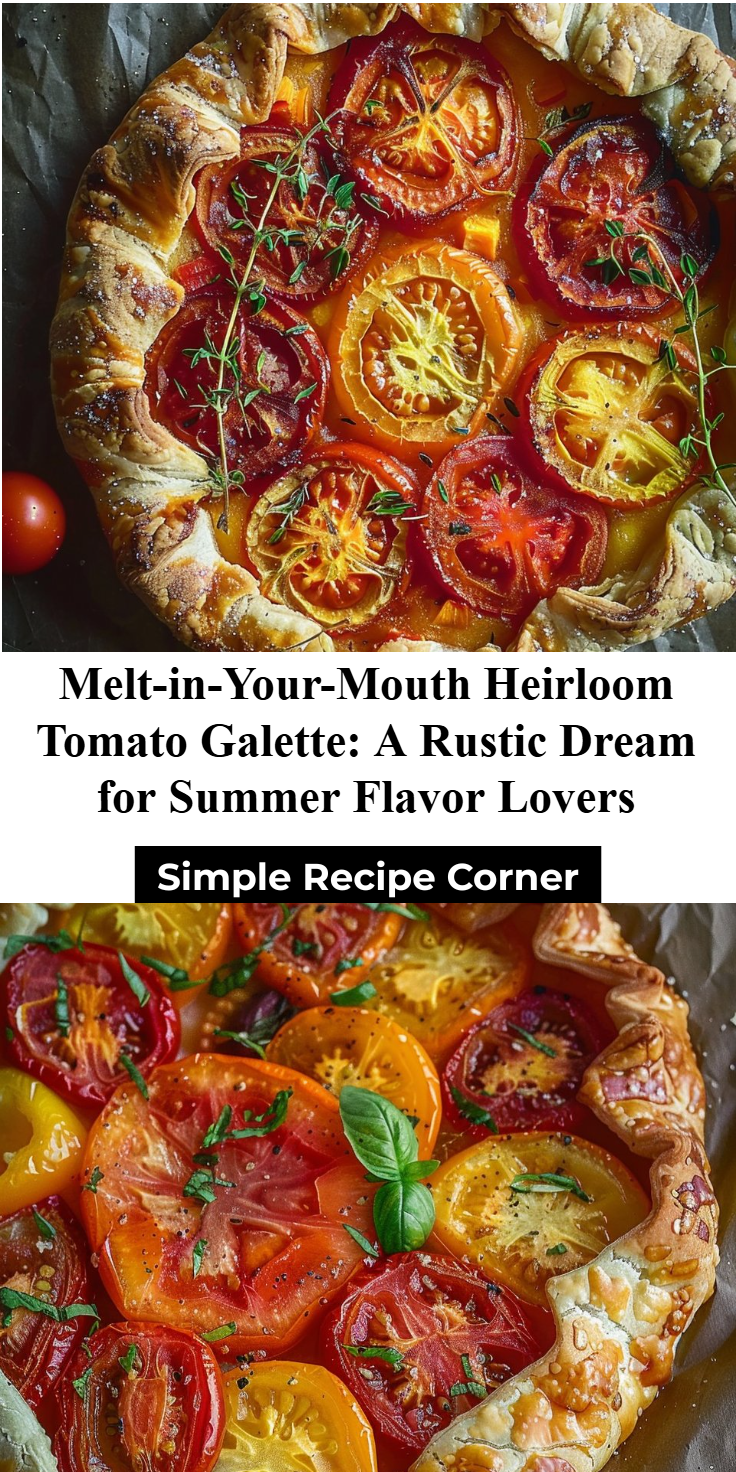 Heirloom Tomato Galette