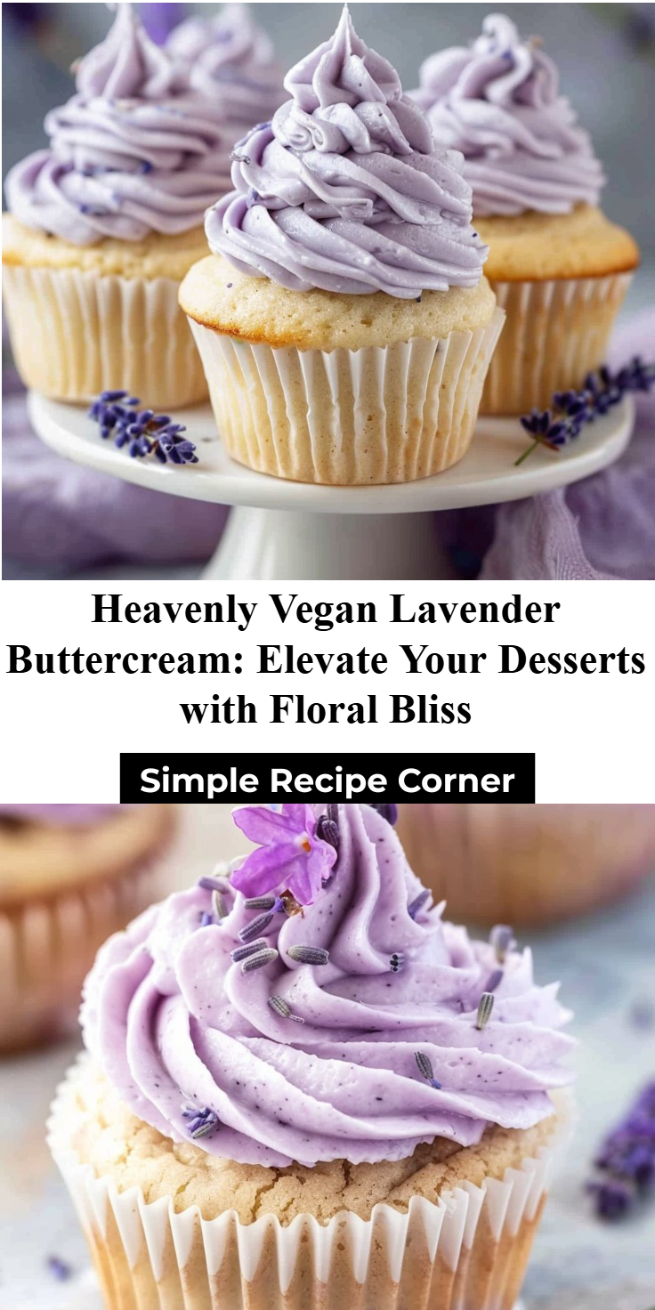 Vegan Lavender Buttercream
