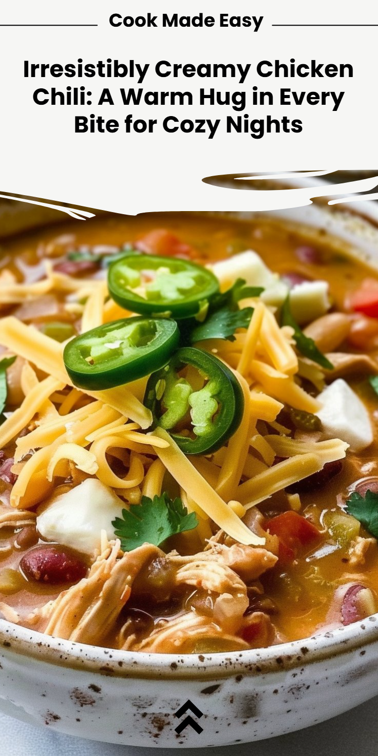 Creamy Chicken Chili Recipe