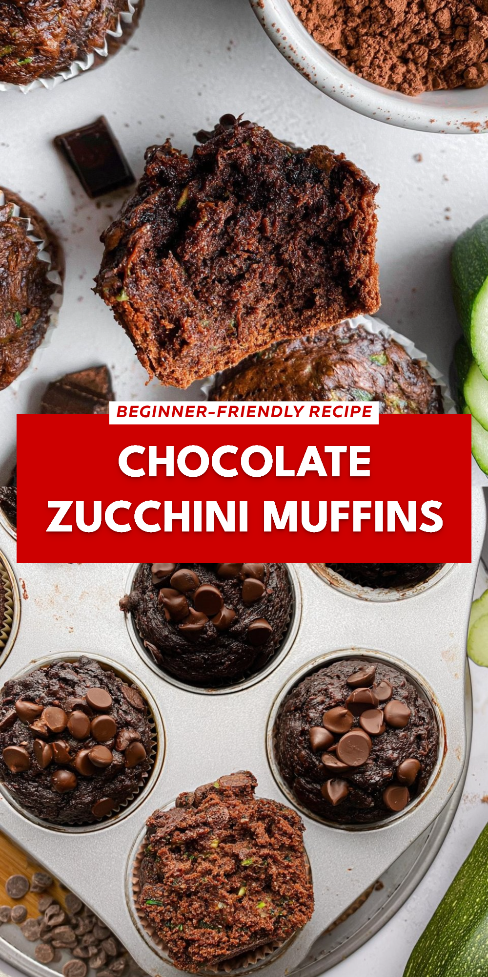 Chocolate Zucchini Muffins