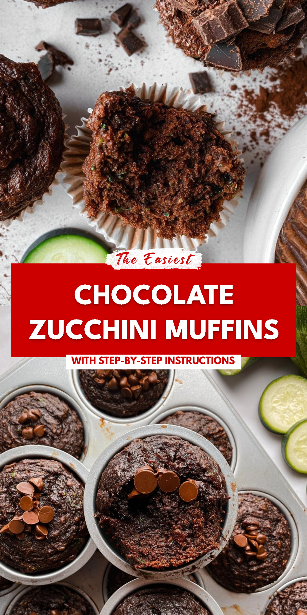Chocolate Zucchini Muffins