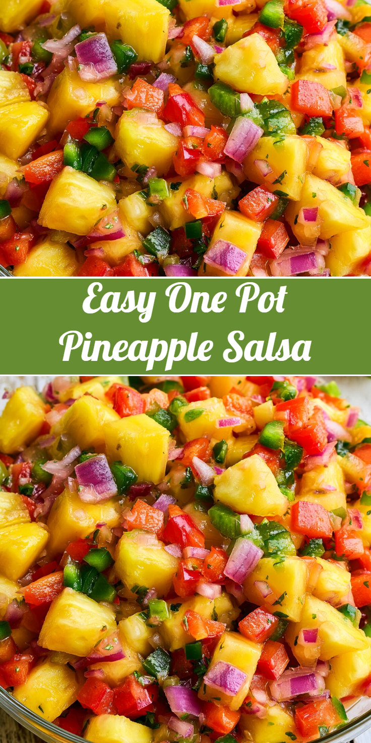 Easy One Pot Pineapple Salsa