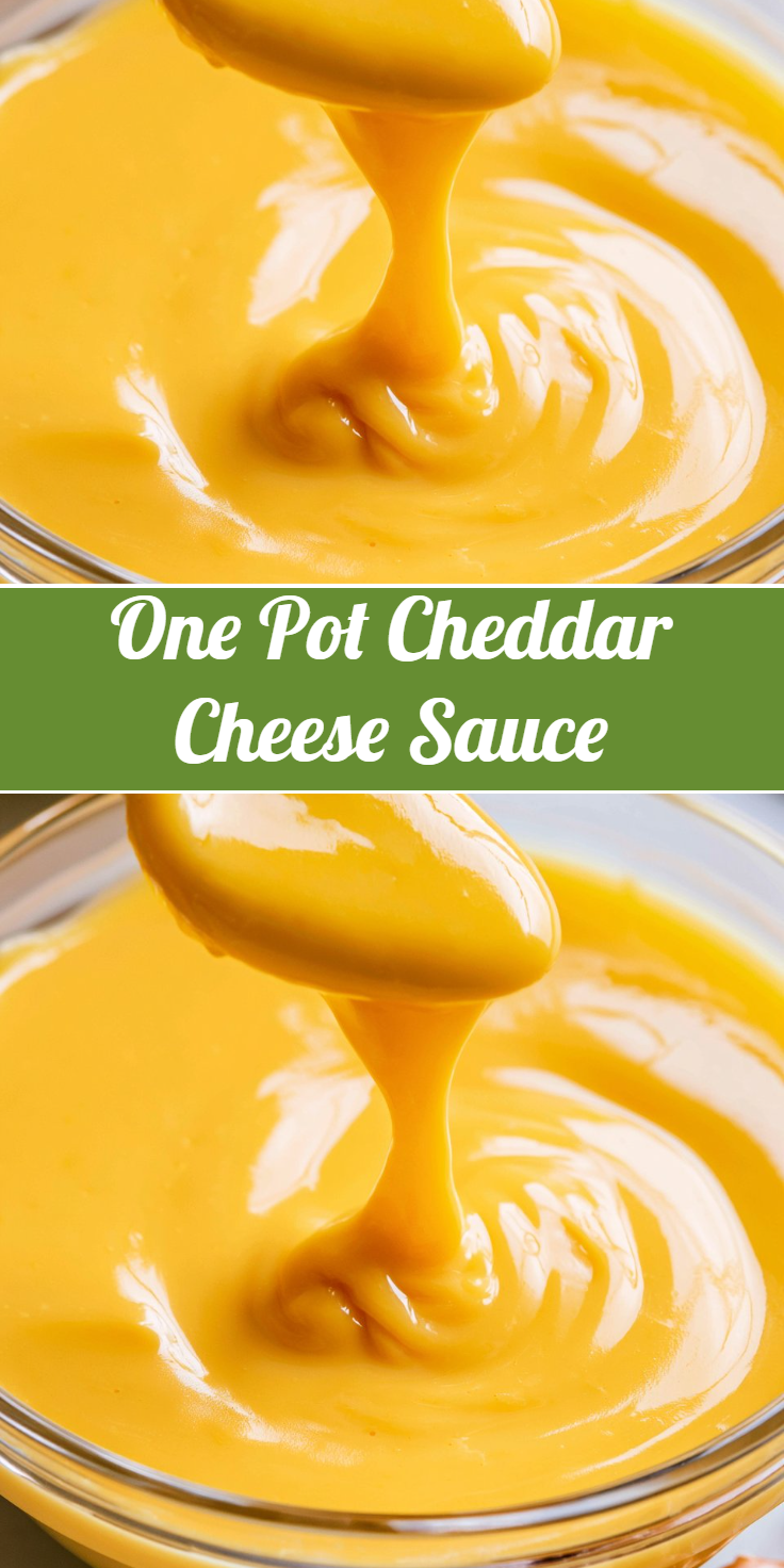 One Pot Cheddar Cheese Sauce