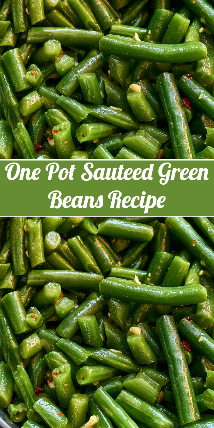 One Pot Sauteed Green Beans Recipe