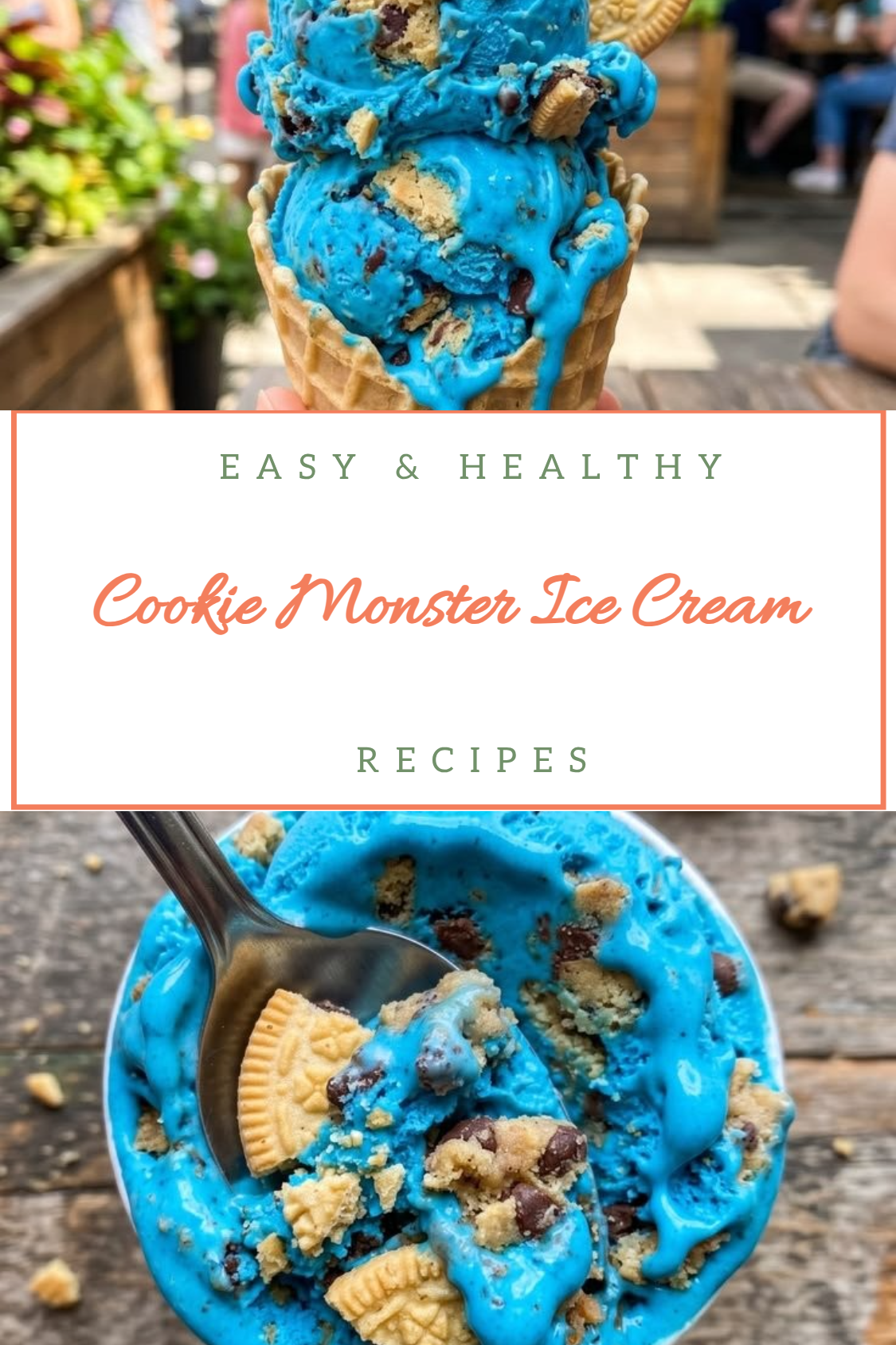 Cookie Monster Ice Cream