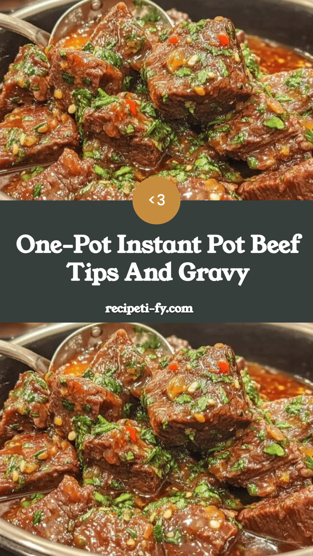 One-Pot Instant Pot Beef Tips And Gravy