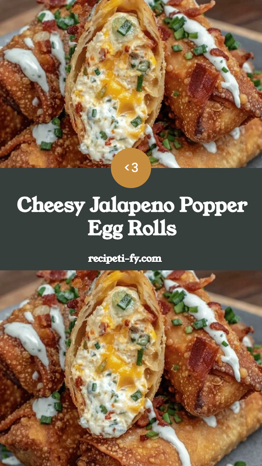 Cheesy Jalapeno Popper Egg Rolls