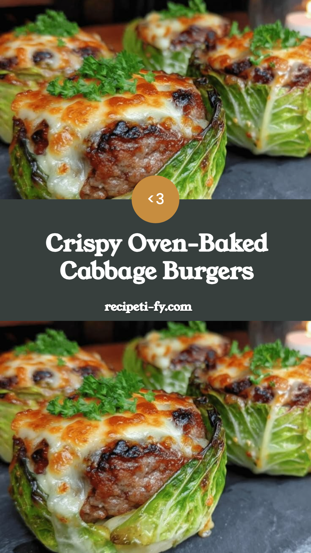Crispy Oven-Baked Cabbage Burgers