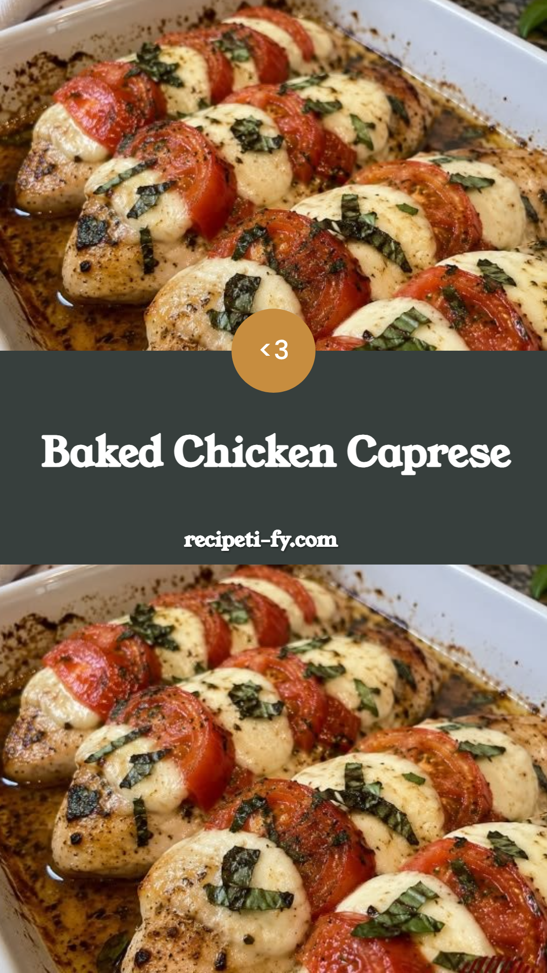 Baked Chicken Caprese