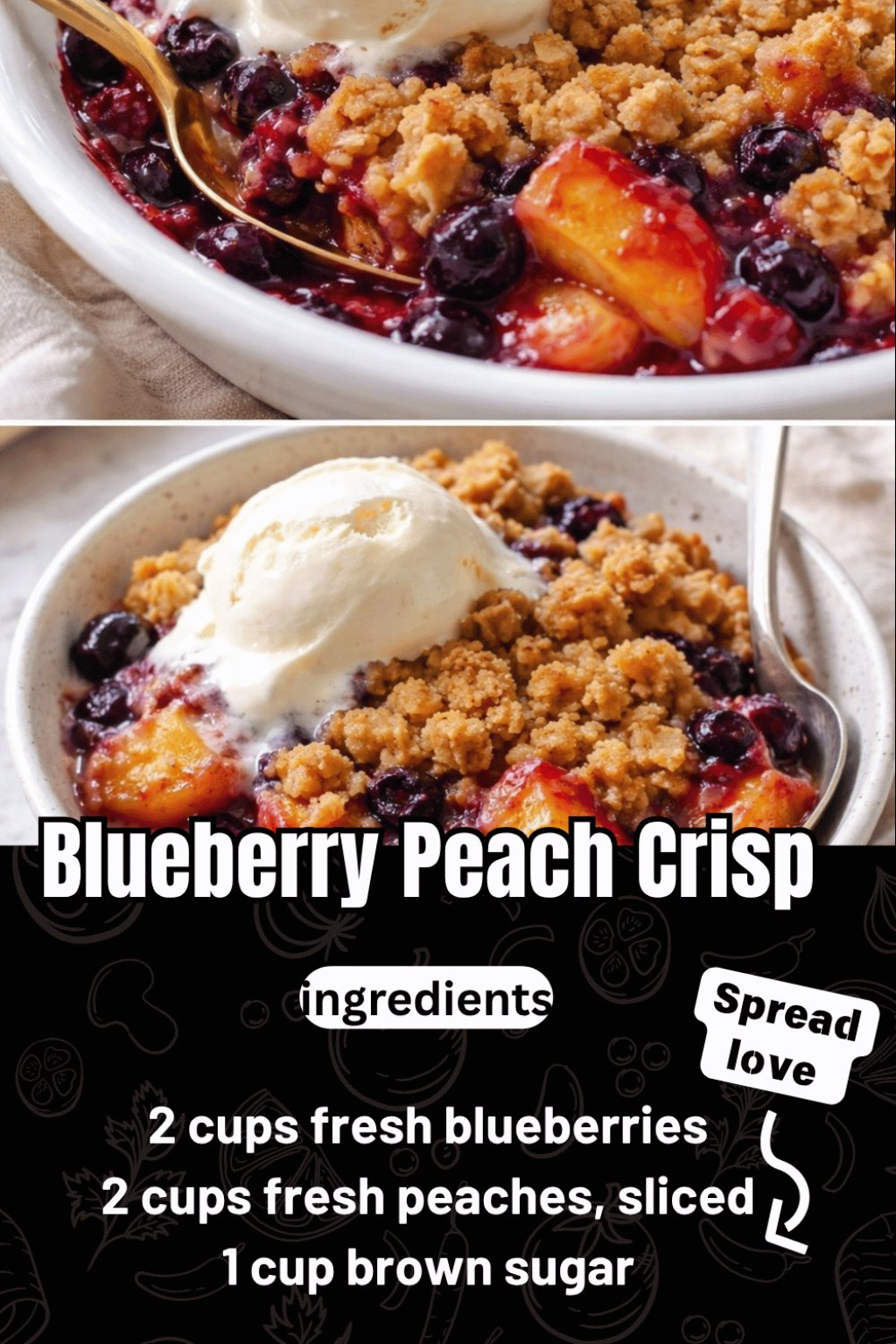Blueberry Peach Crisp