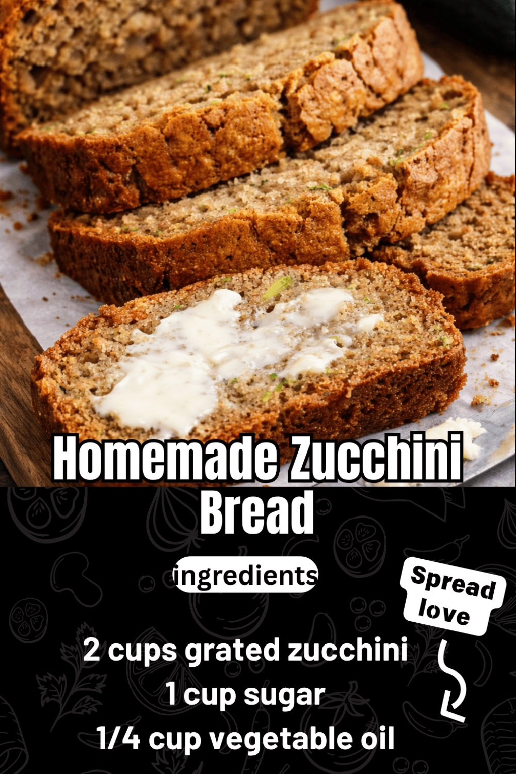 Homemade Zucchini Bread