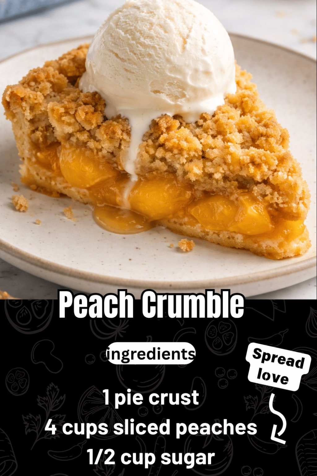 Peach Crumble