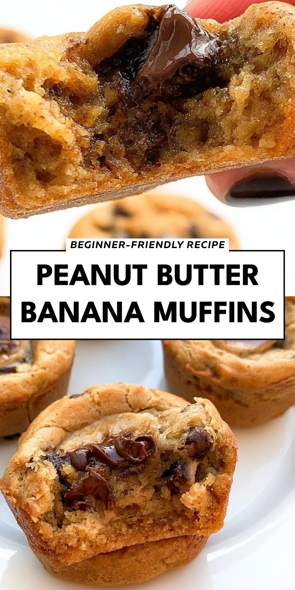 Peanut Butter Banana Muffins