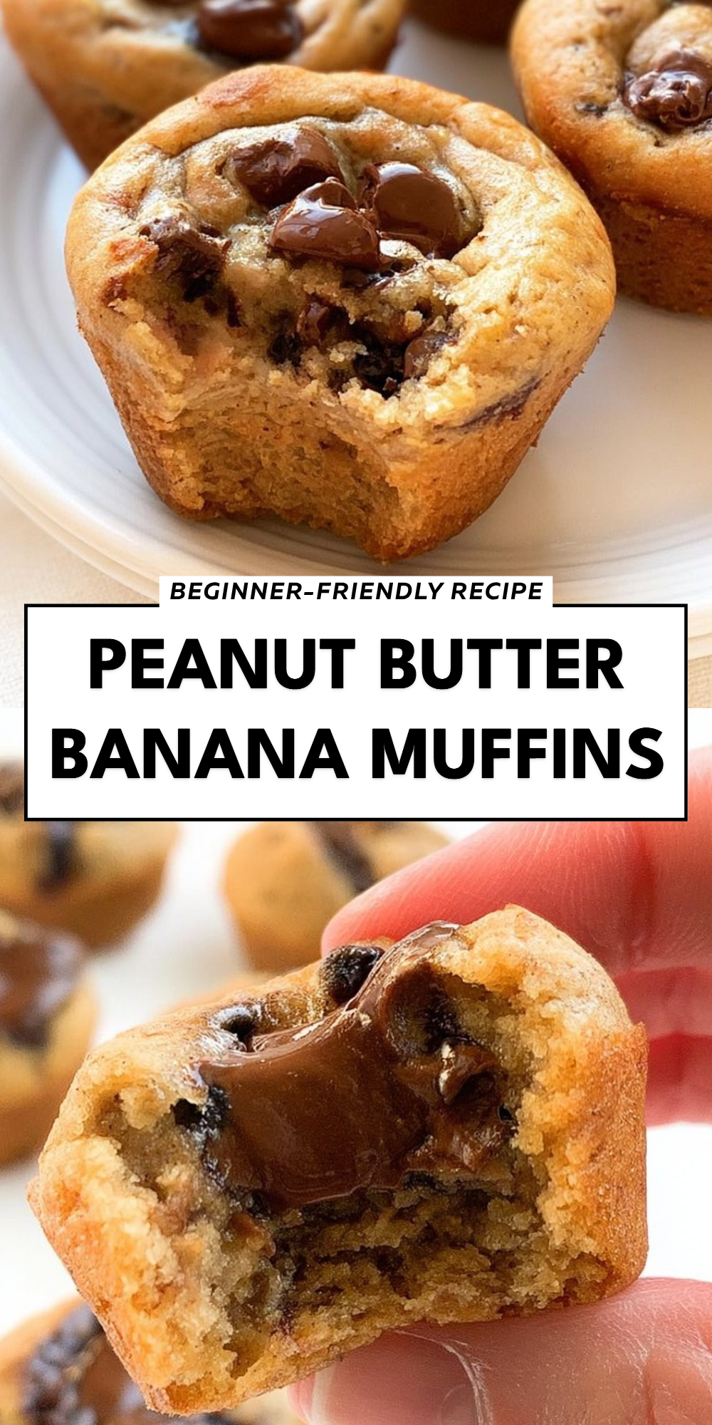 Peanut Butter Banana Muffins