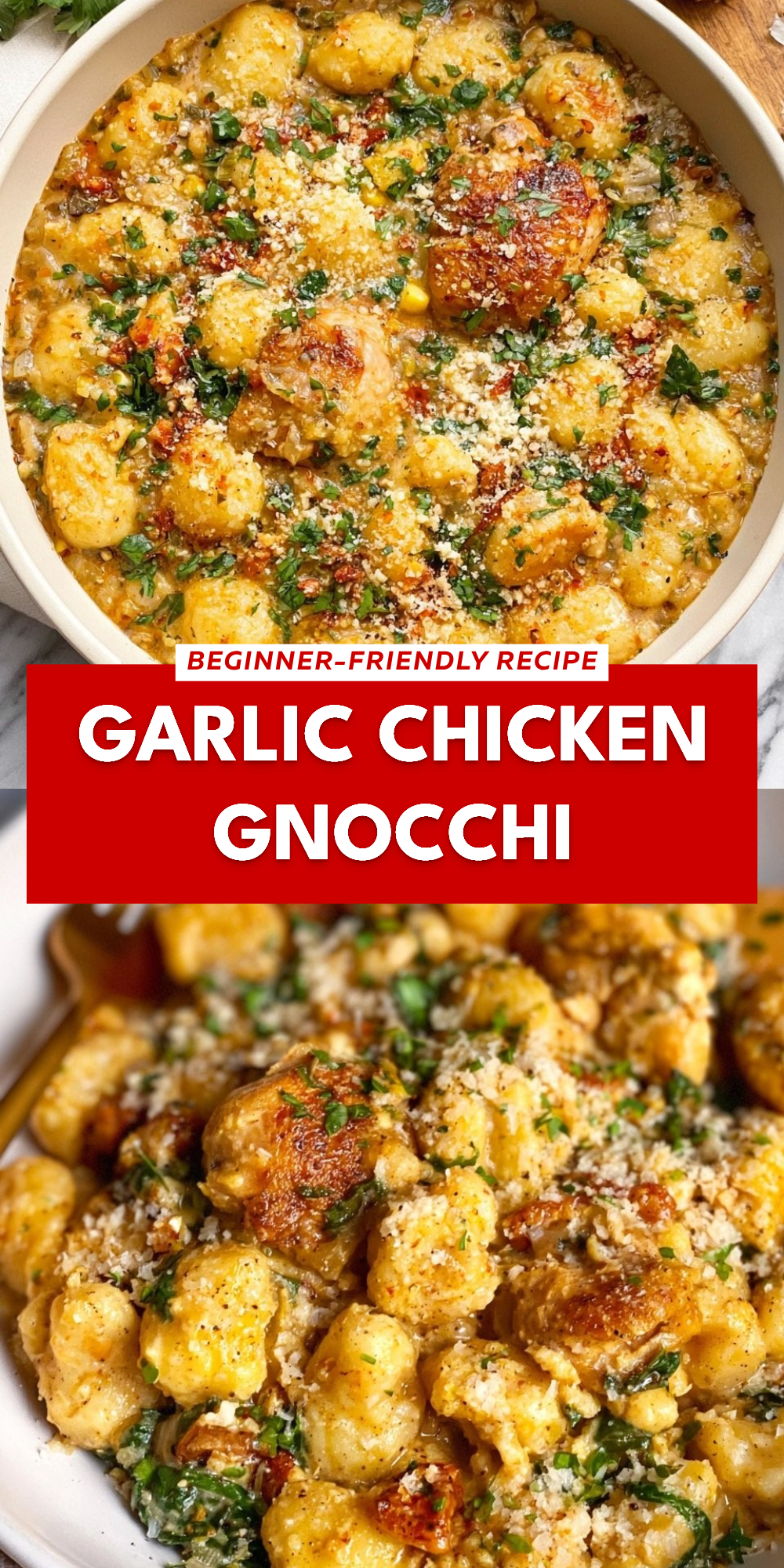 Garlic Chicken Gnocchi