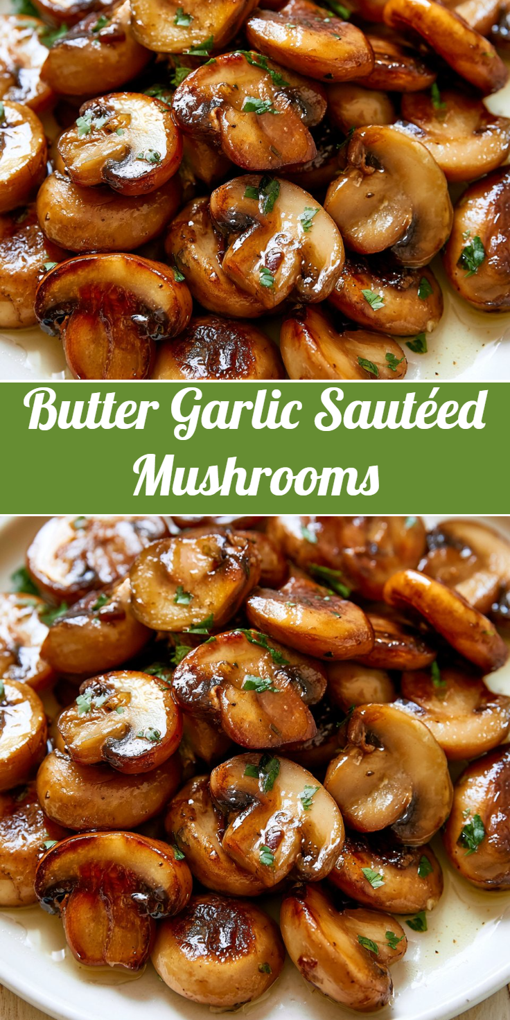 Butter Garlic Sautéed Mushrooms