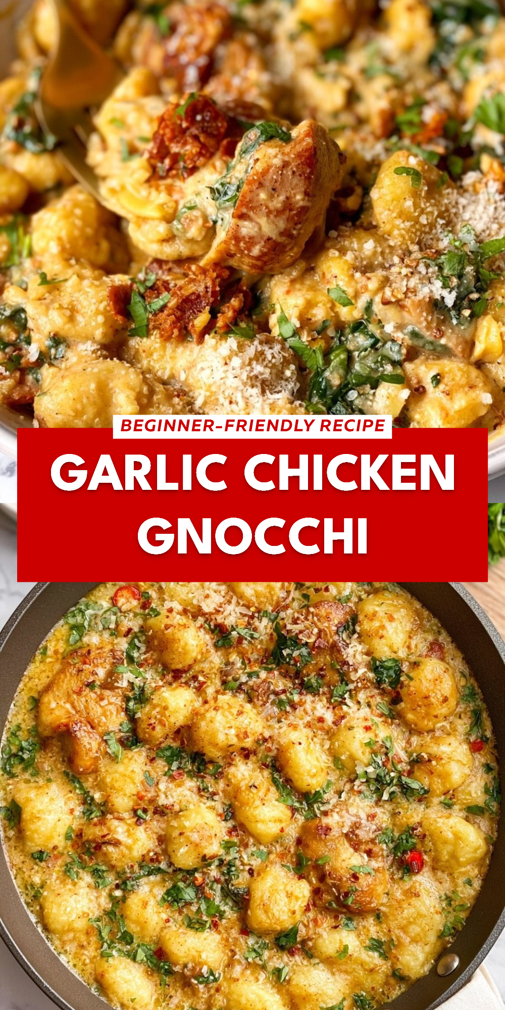 Garlic Chicken Gnocchi