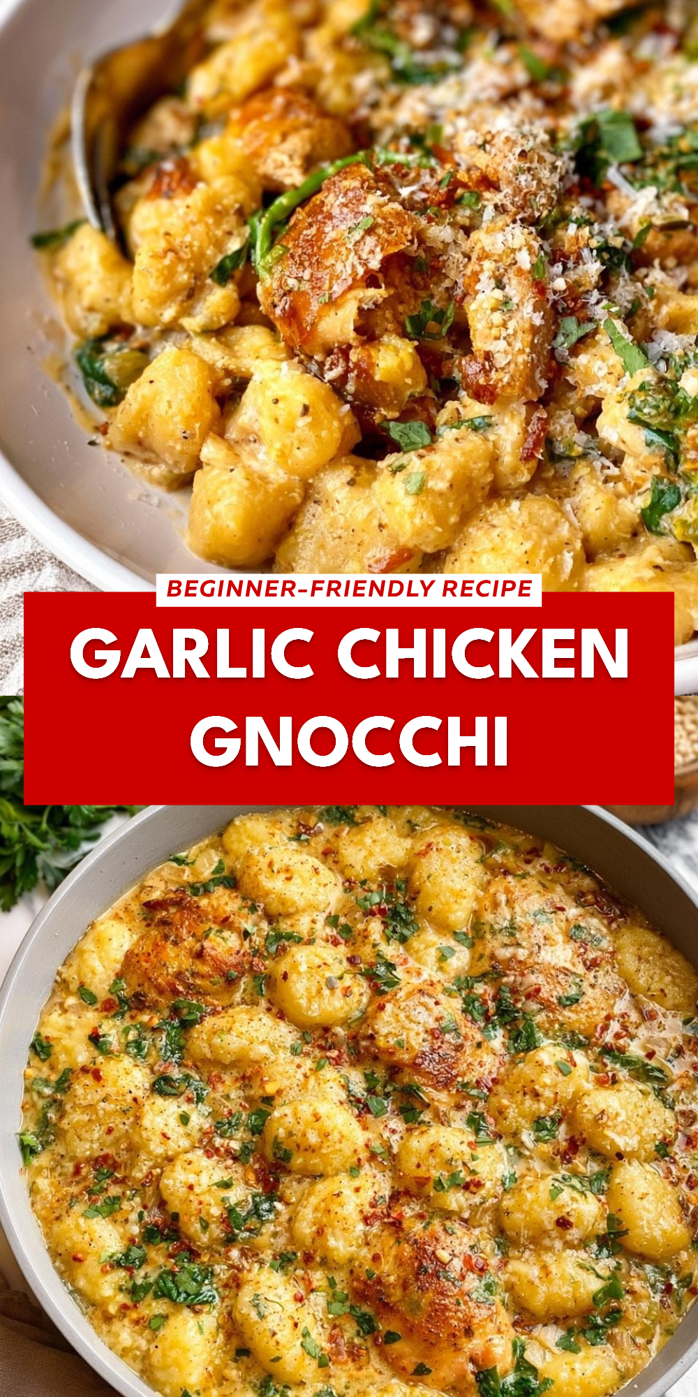 Garlic Chicken Gnocchi