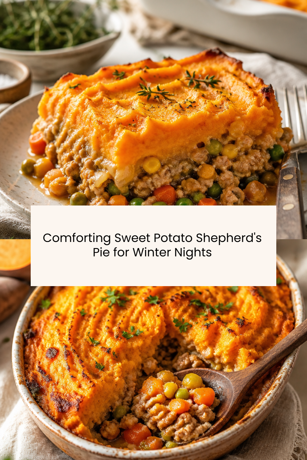 Sweet Potato Shepherd's Pie