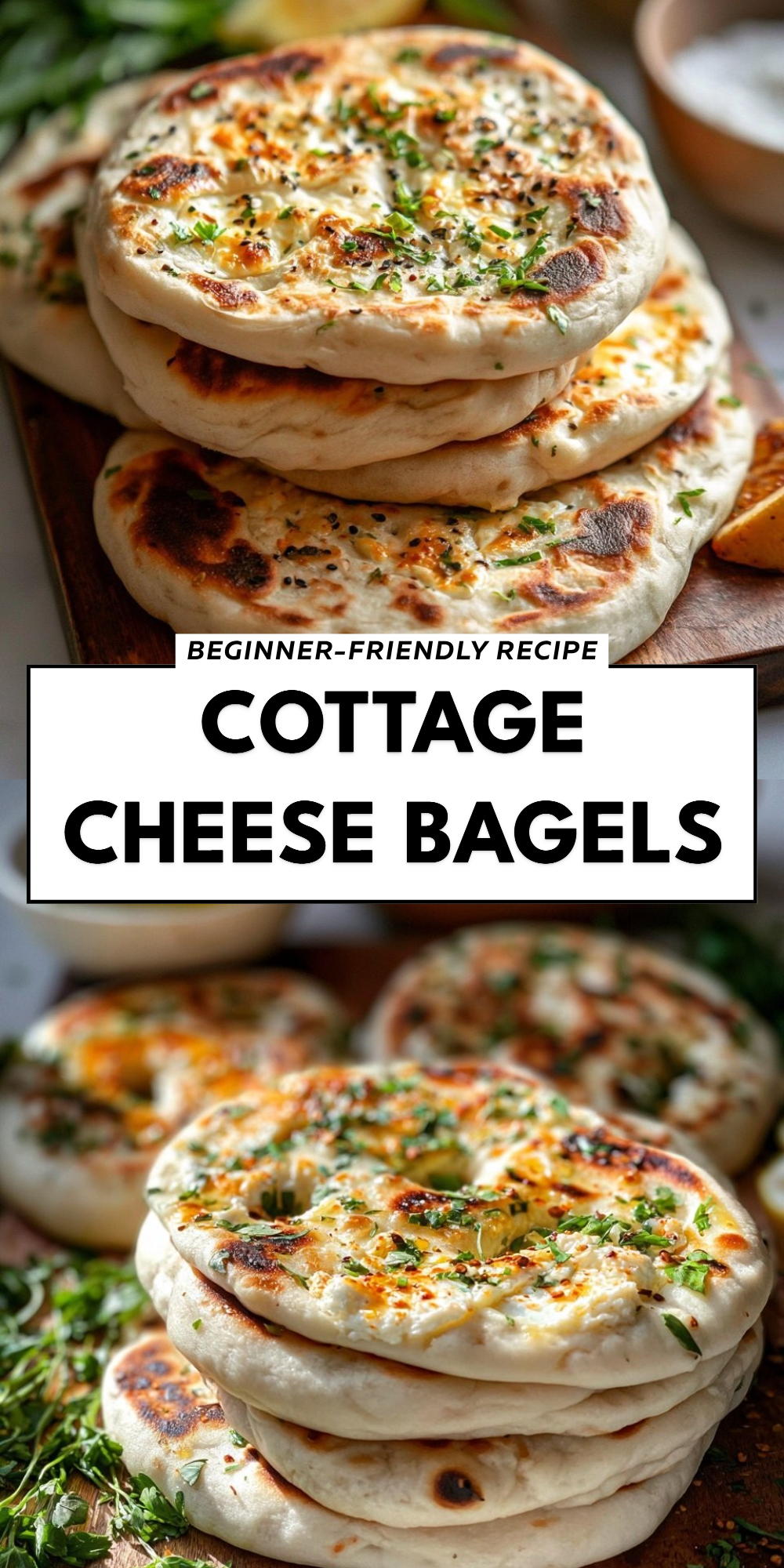 Cottage Cheese Bagels
