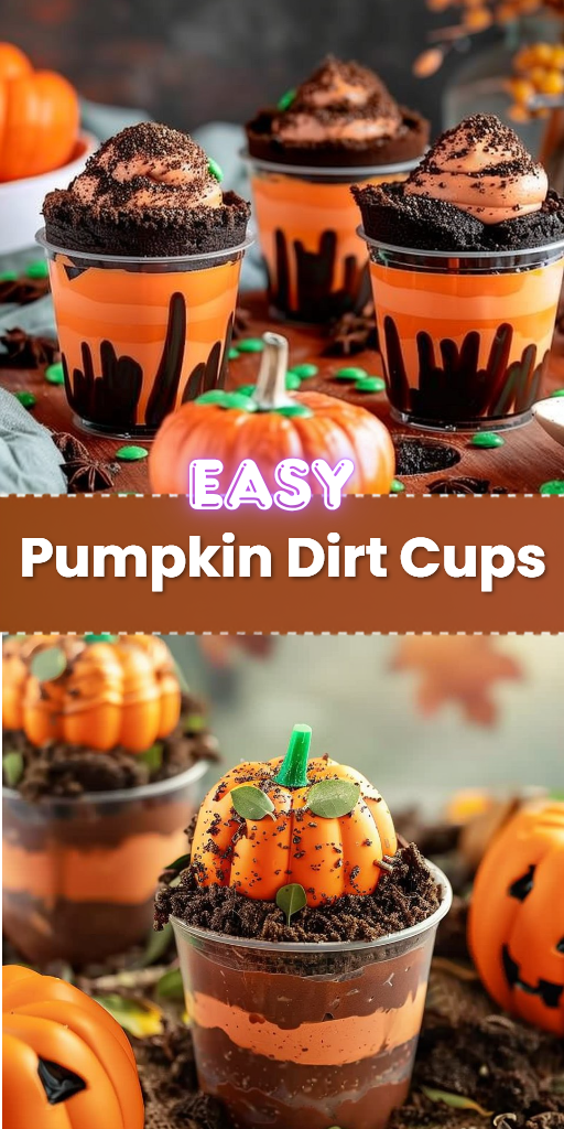 Pumpkin Dirt Cups