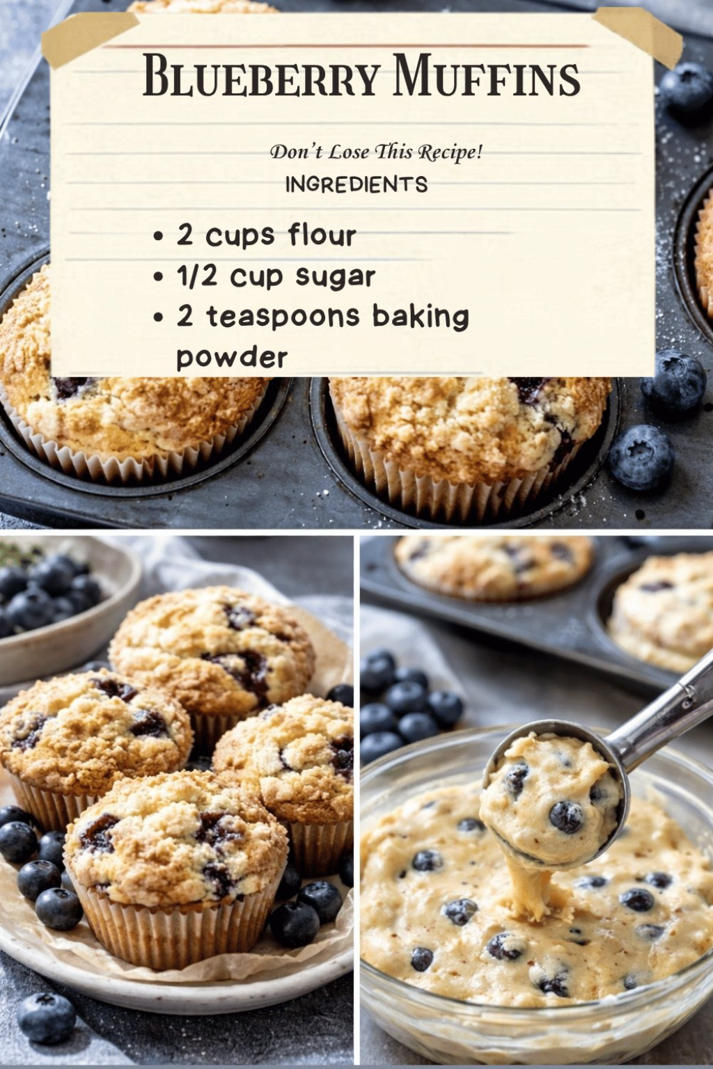 Blueberry Muffins