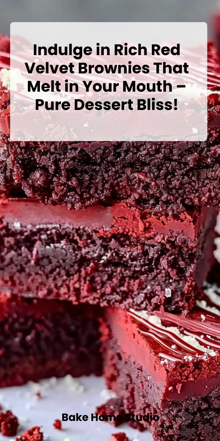 Red Velvet Brownies Recipe