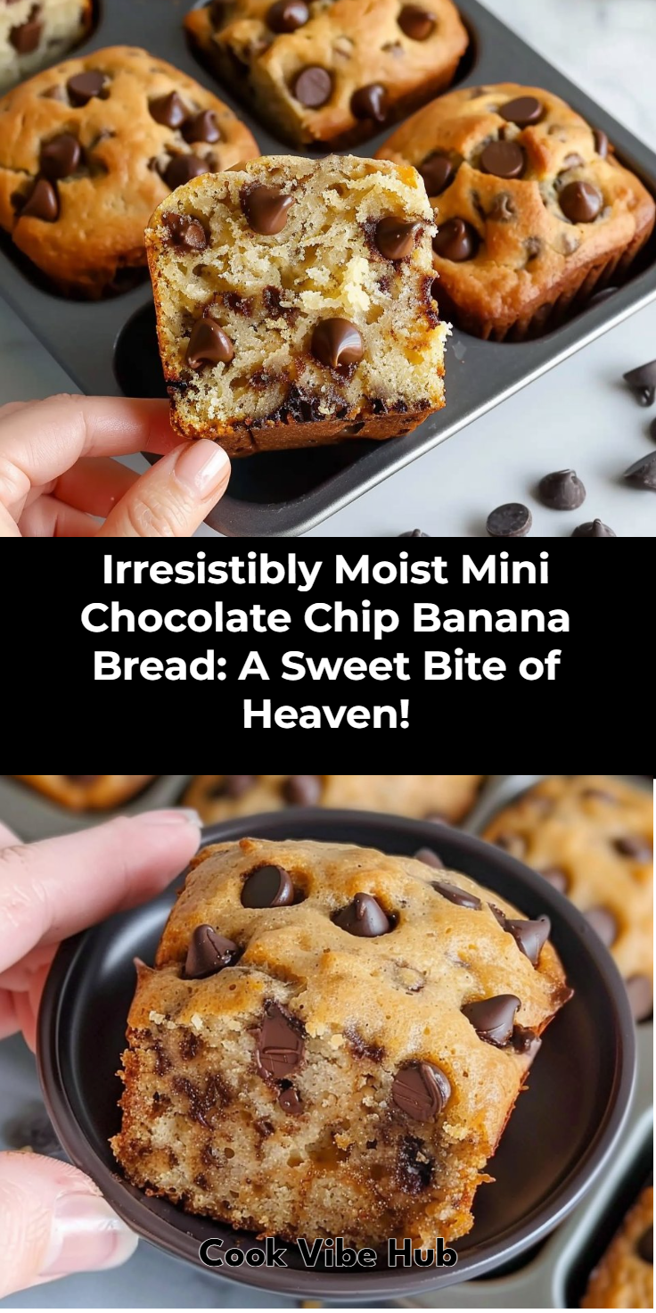 Mini Chocolate Chip Banana Bread