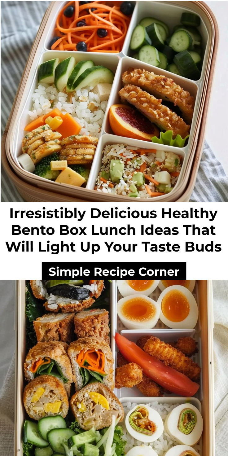 Healthy Bento Box Lunch
