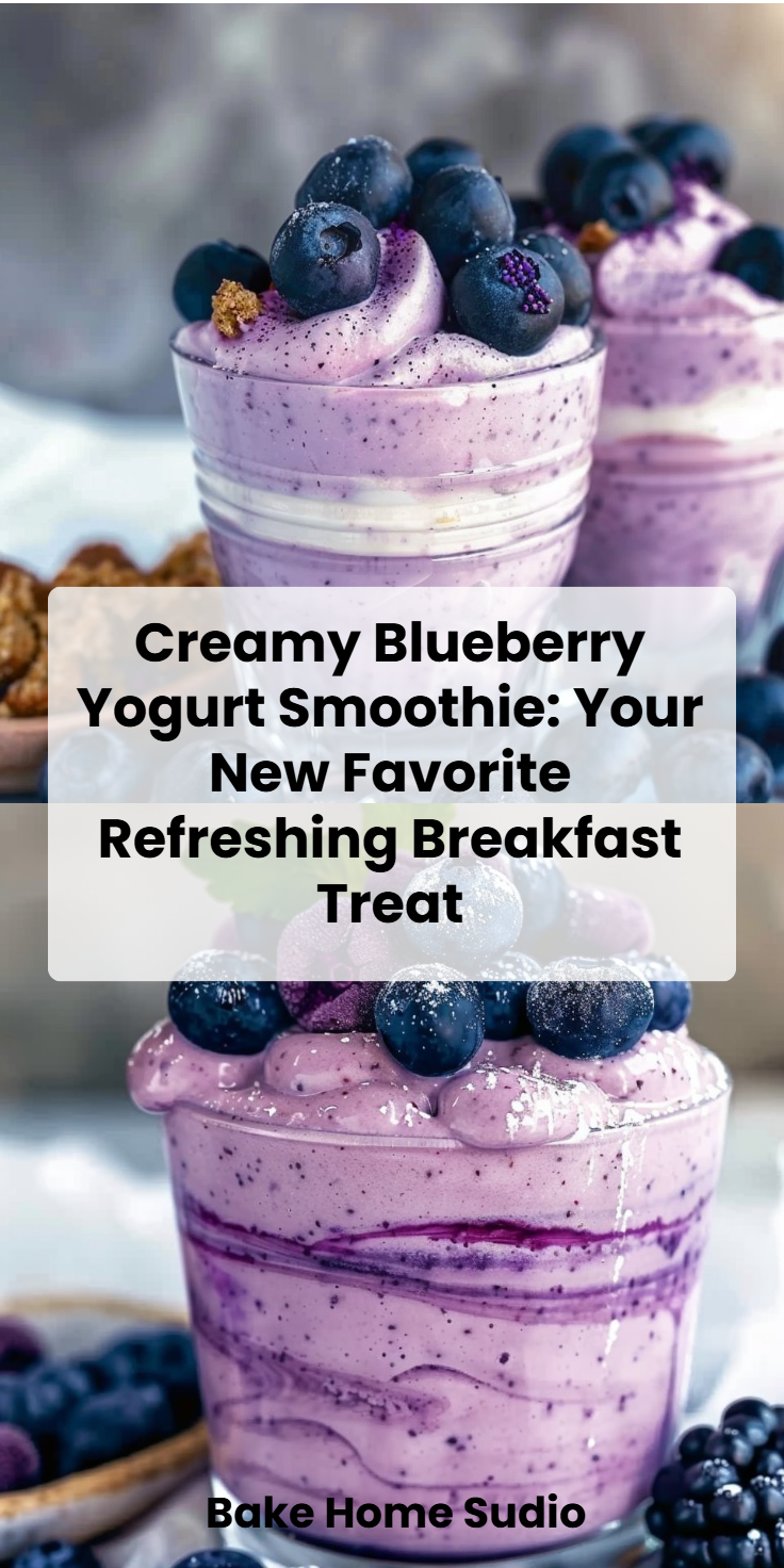Blueberry Yogurt Smoothie