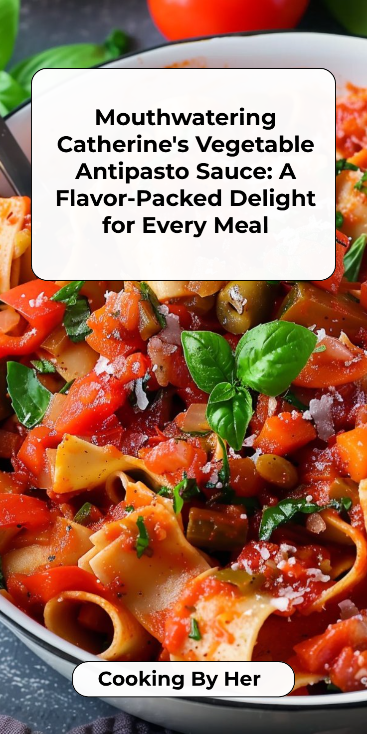 Vegetable Antipasto Sauce by Catherine's