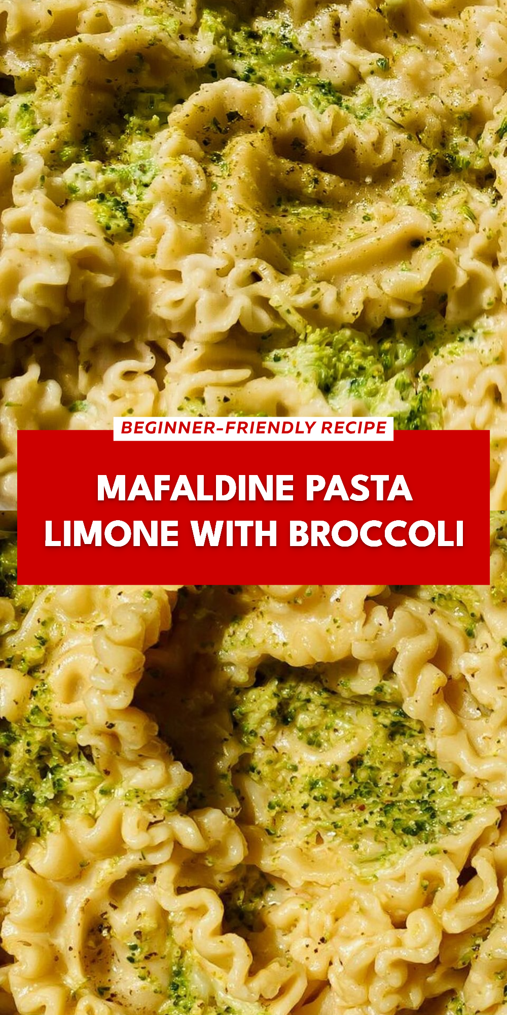 Mafaldine Pasta Limone With Broccoli