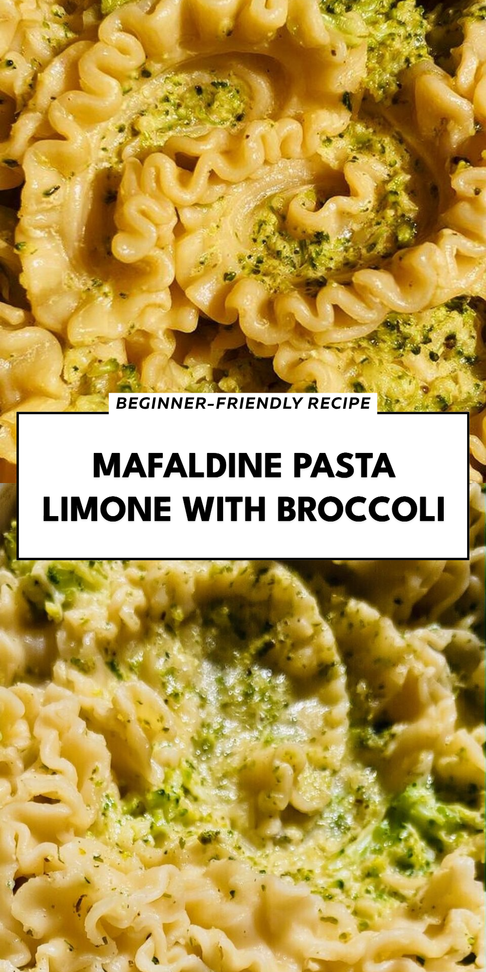 Mafaldine Pasta Limone With Broccoli