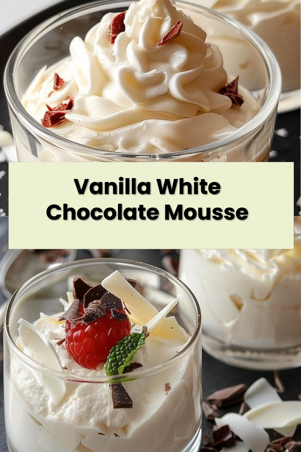 Vanilla White Chocolate Mousse