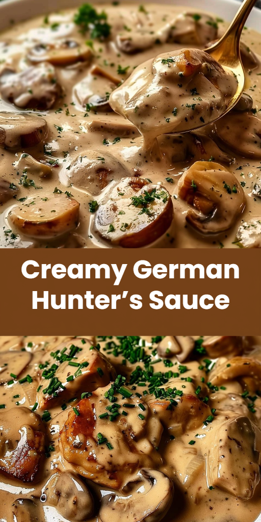 Creamy German Hunter’s Sauce