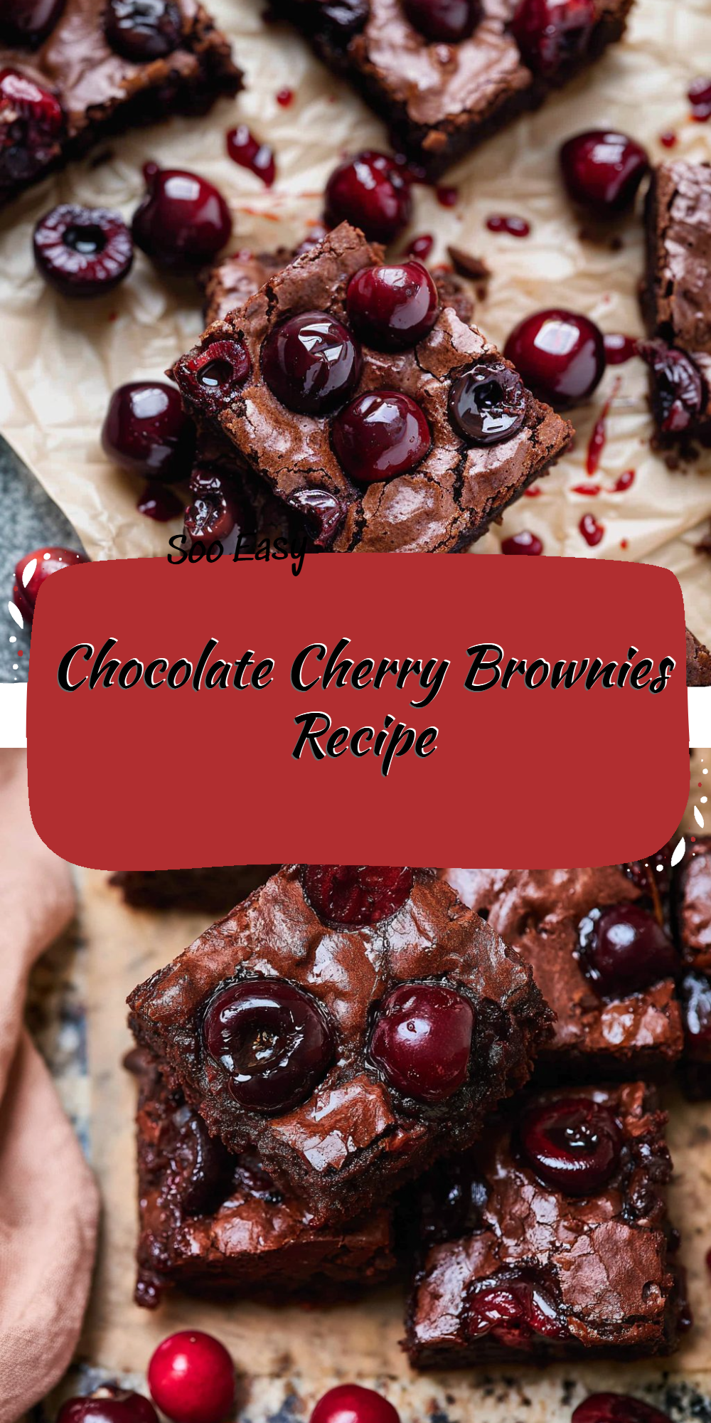 Chocolate Cherry Brownies Recipe