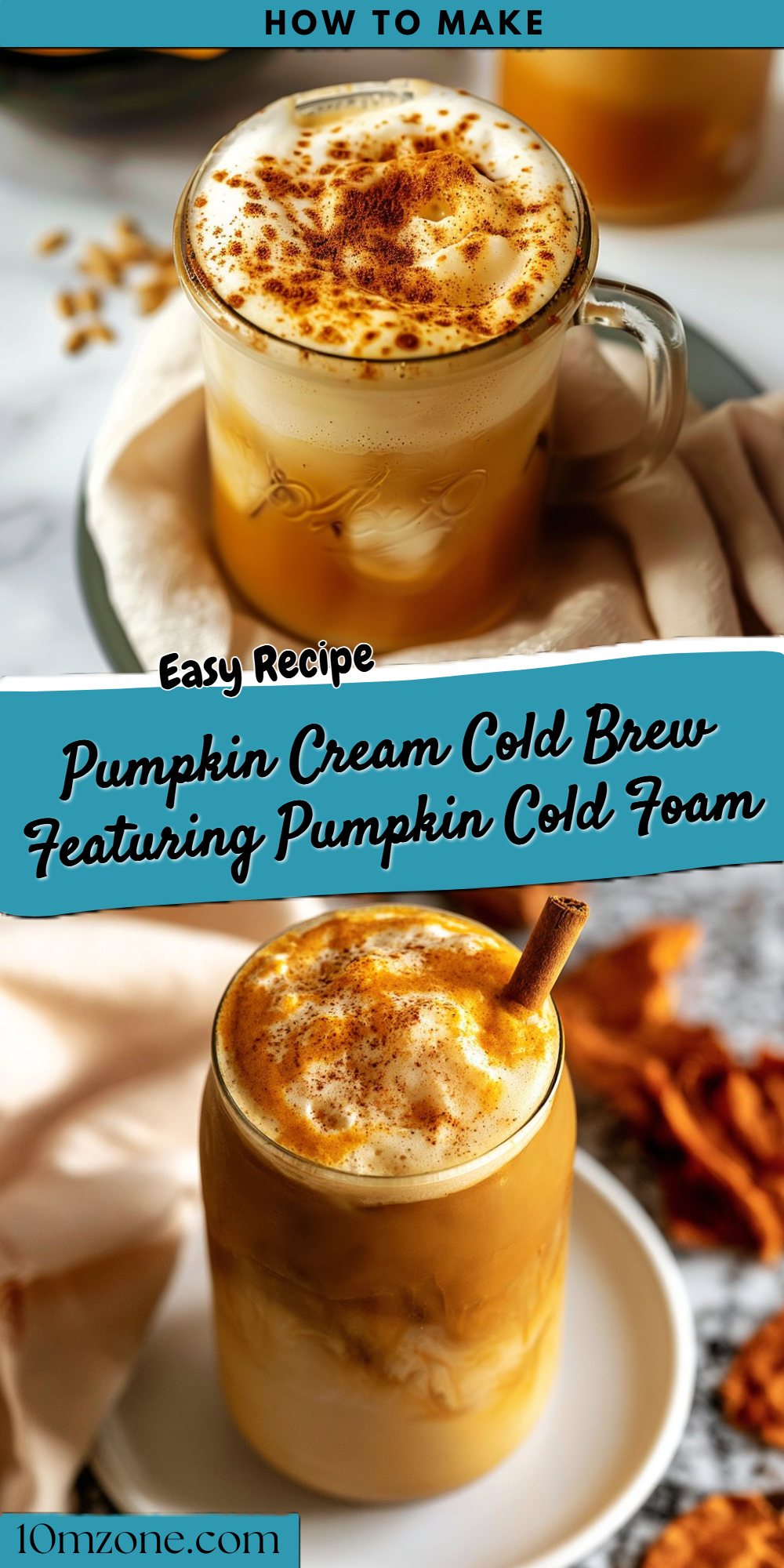 Pumpkin Cream Cold Brew Featuring Pumpkin Cold Foam