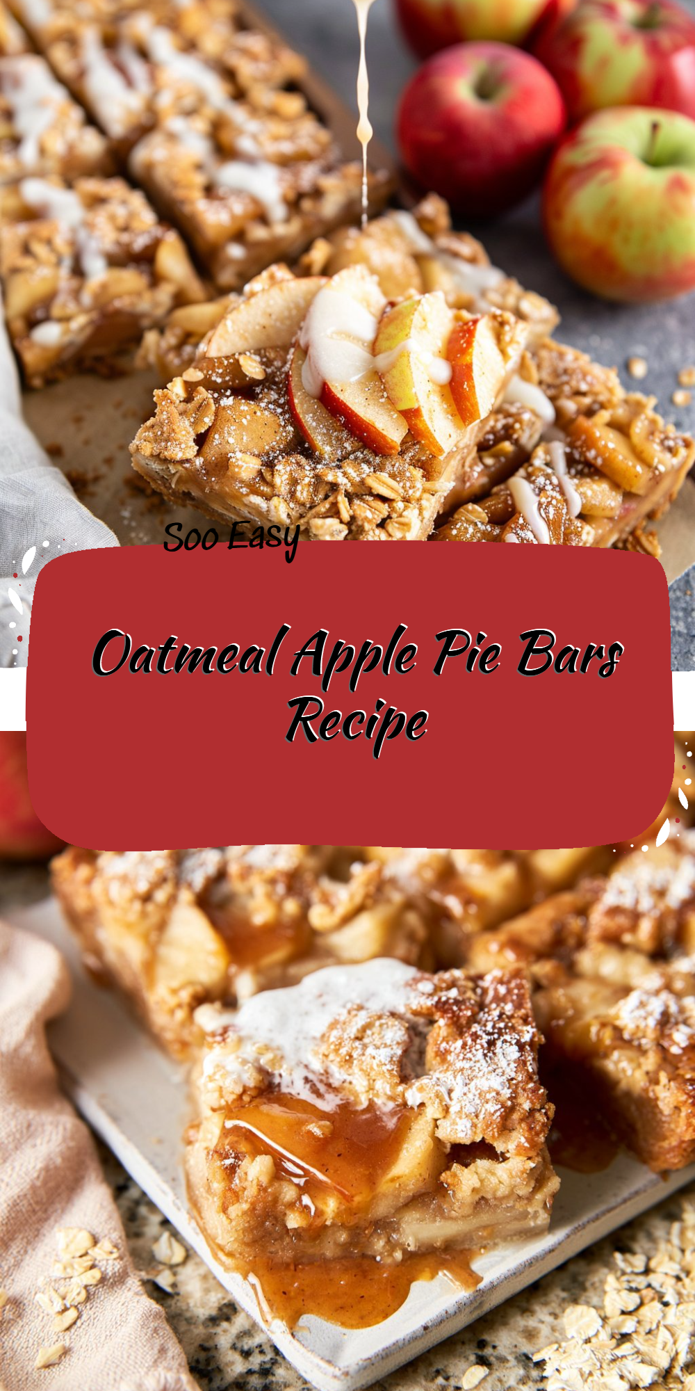 Oatmeal Apple Pie Bars Recipe