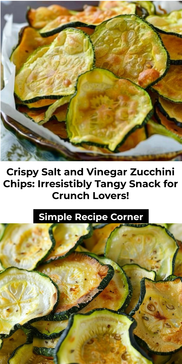 Crispy Salt and Vinegar Zucchini Chips