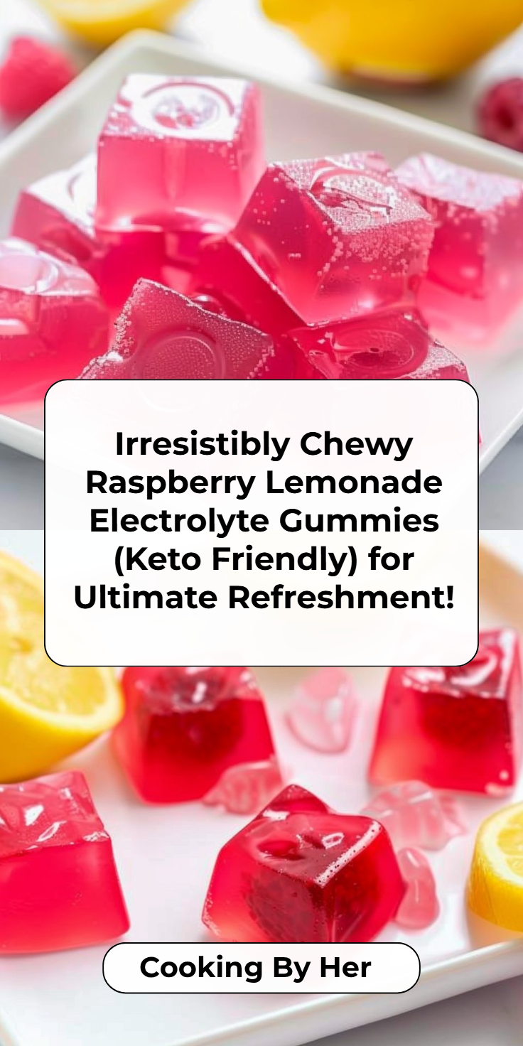 Keto Raspberry Lemonade Electrolyte Gummies