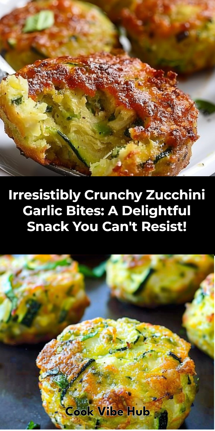 Zucchini Garlic Bites