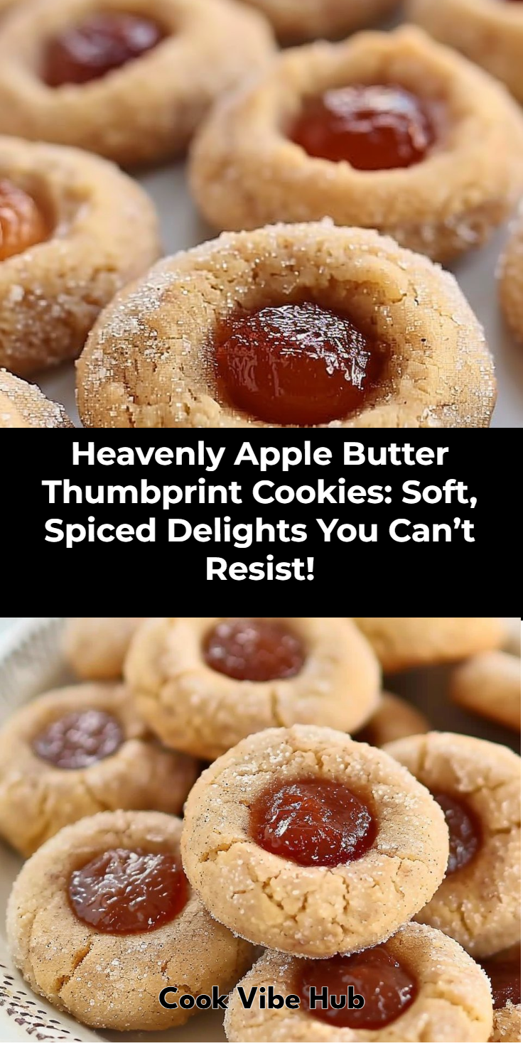 Apple Butter Thumbprint Cookies Recipe