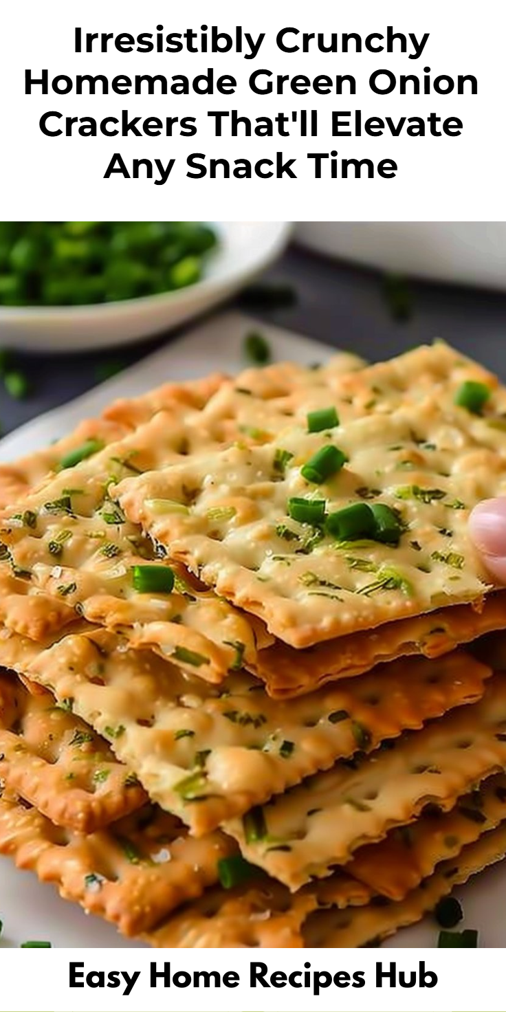 Green Onion Crackers: Homemade Recipe