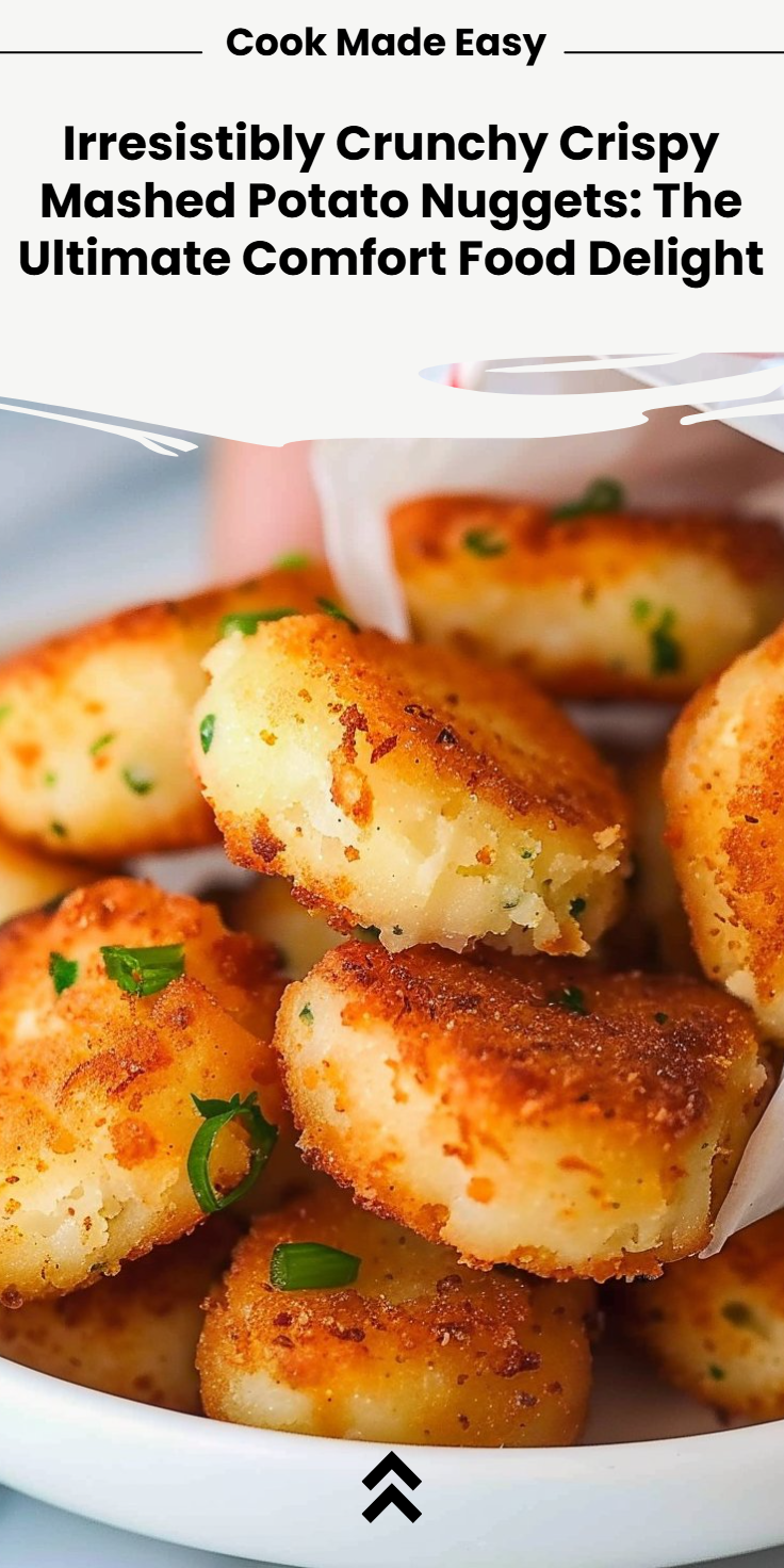 Crispy Mashed Potato Nuggets Recipe