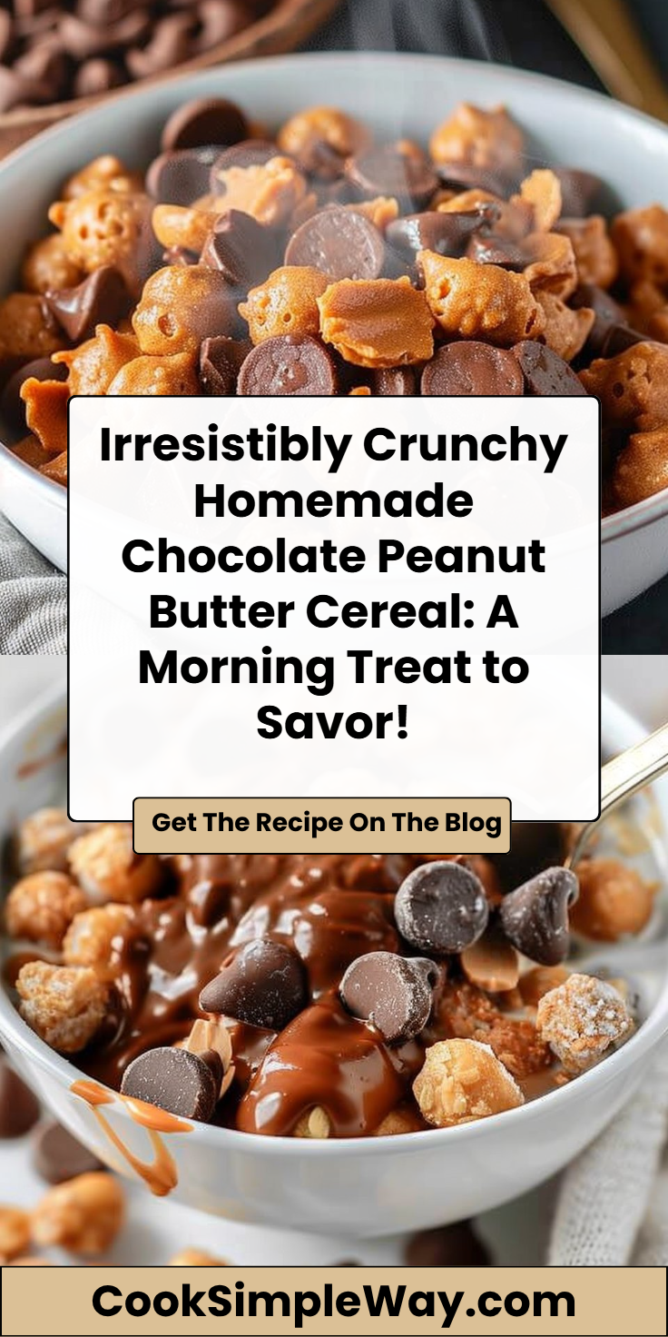 Homemade Chocolate Peanut Butter Cereal